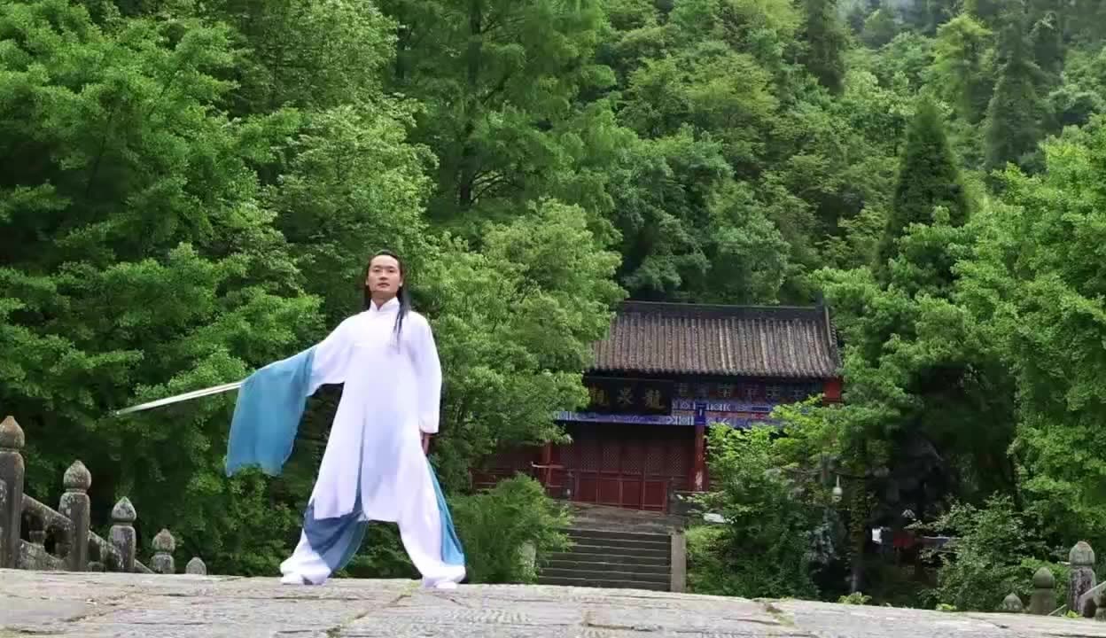 武当剑武当八卦剑跟着老师学基础剑法！(图1)